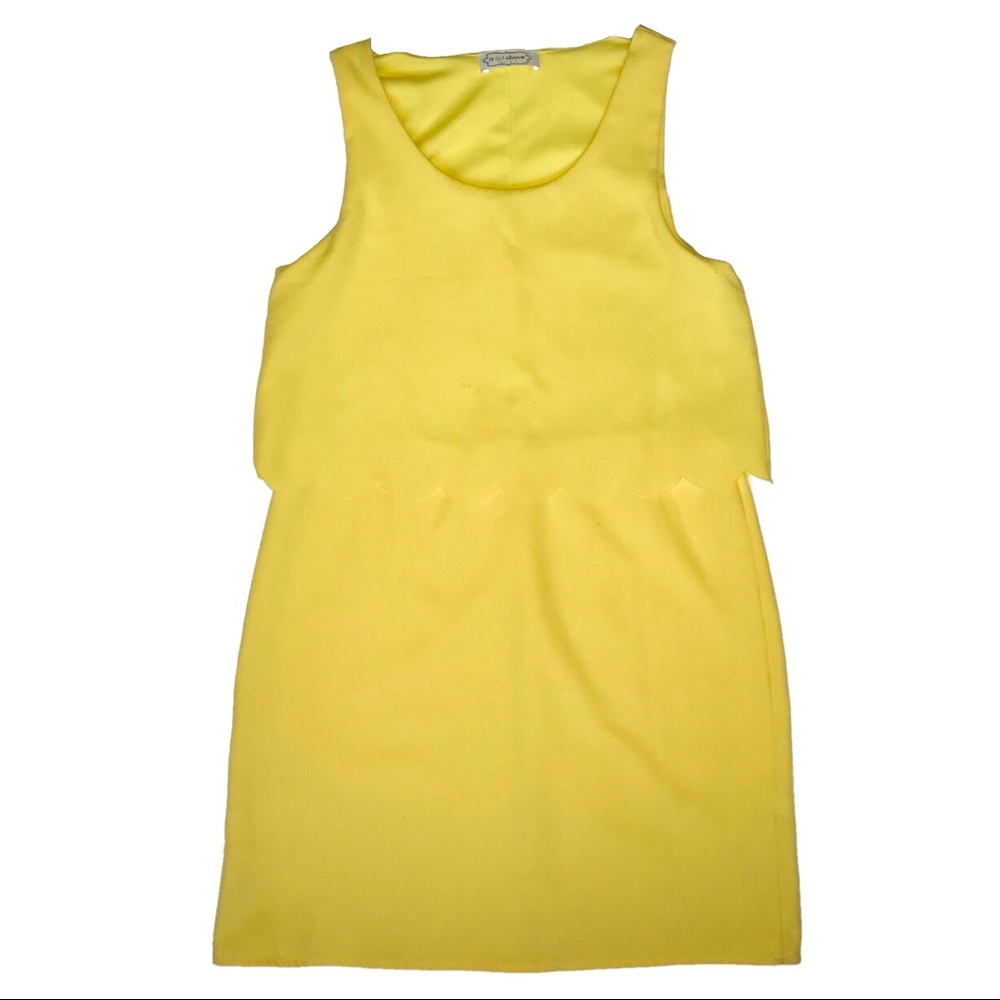 A Cut Above Boutique Yellow Tank Top Dress